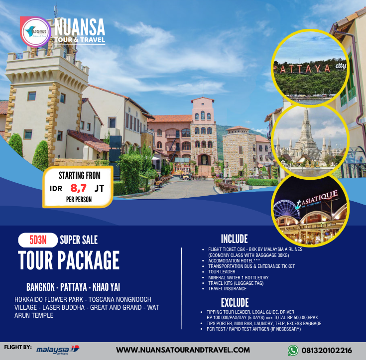 Flyer outbound nuansa bangkok