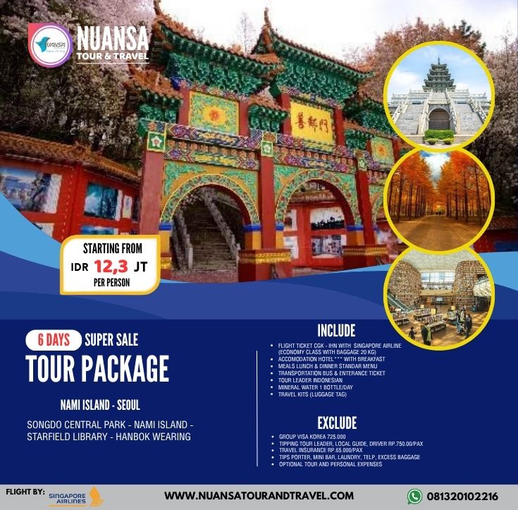 Flyer outbound nuansa nami island